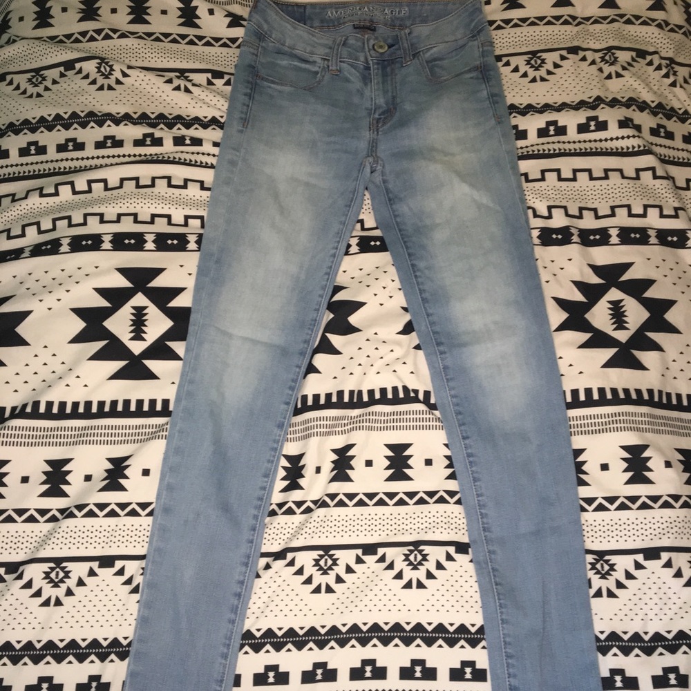 American Eagle Jeggings, light wash